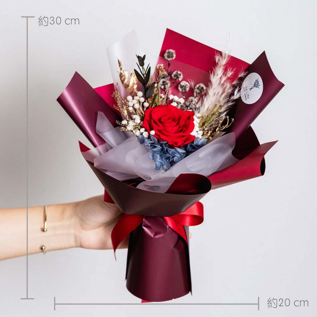 永生花束紅色推薦-永生花束紅色台北公分